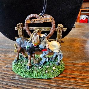 Elmer and Ellie Wedding Christmas Ornament